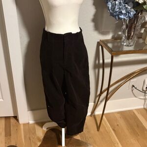 Banana Republic dark brown corduroy barrel jeans